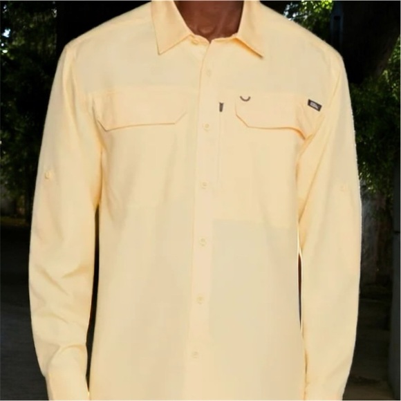 NWT Eddie Bauer Long Sleeve Shirt Men’s Large 42-44 Woven Tech Shirt New - Picture 1 of 6